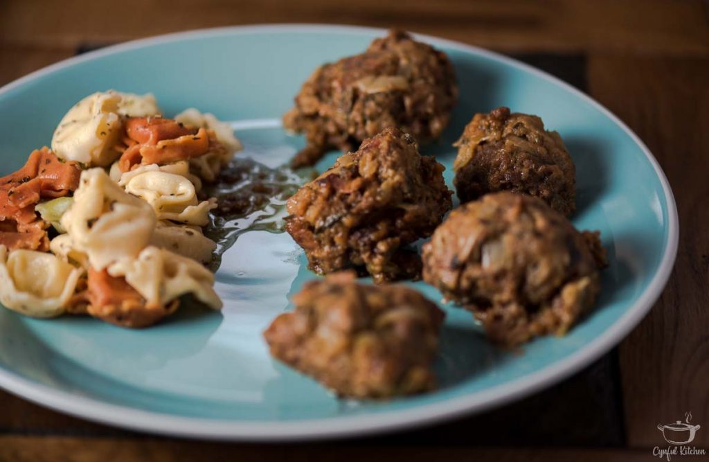 Instant Pot Meatballs with Fiddle River rosemary dijon mustard